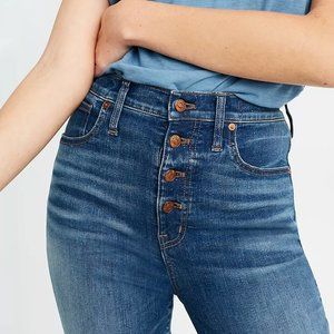 Madewell 11" High Rise Button Fly 32 Tall